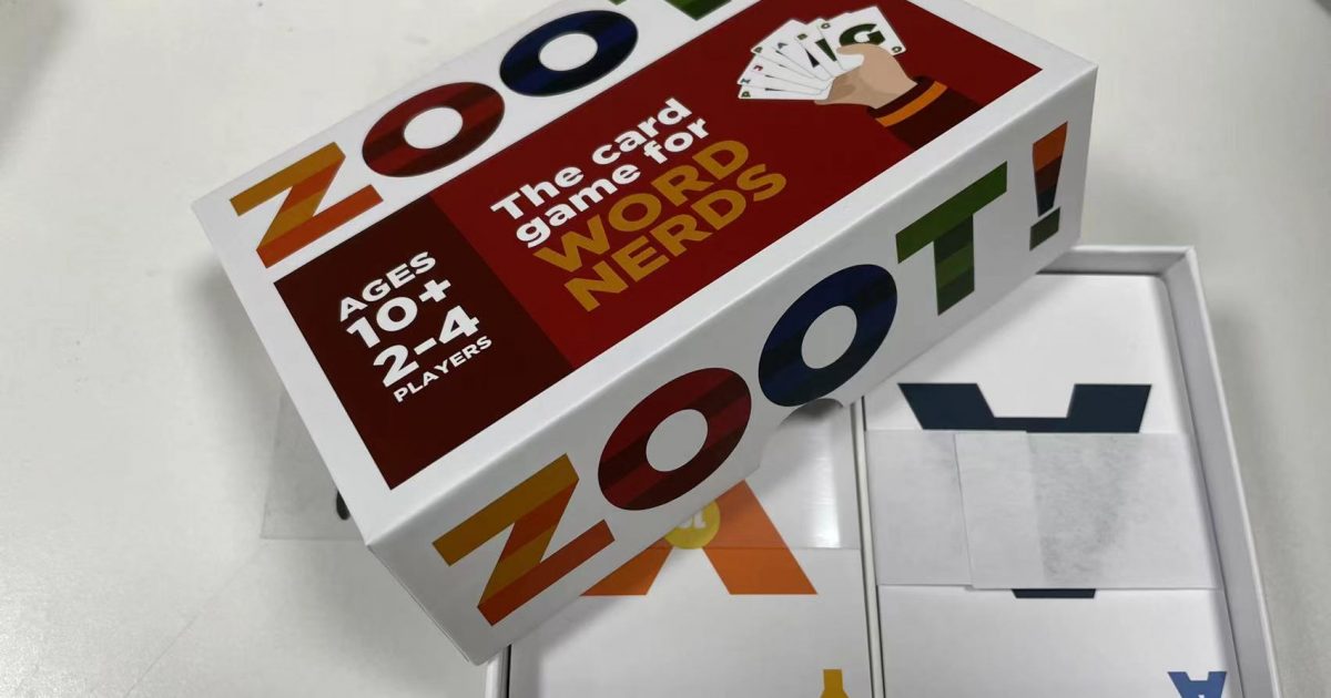 The Box! ZOOT! The Card Game for Word Nerds